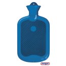 Sänger® Gummi-Wärmflasche blau, einseitig...