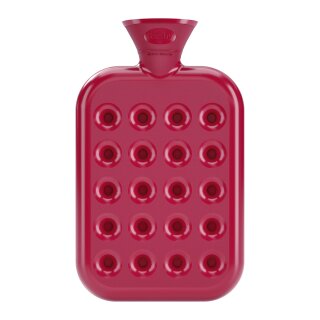 fashy Wärmflasche 1,2 ltr. Wabenform fuchsia