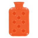 fashy Wärmflasche 0,5 ltr. Wabenform orange