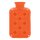 fashy Wärmflasche 0,5 ltr. Wabenform orange