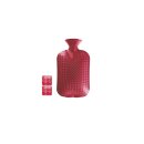 fashy Wärmflasche 2,0 ltr. rot, beidseitig glatt