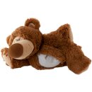 Warmies® Sleepy Bear, braun, herausn. Kissen, Wärmestofftier/Wärmekissen