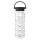 Lifefactory Glas-Trinkflasche weiß, Schraubverschluss schwarz, 650 ml